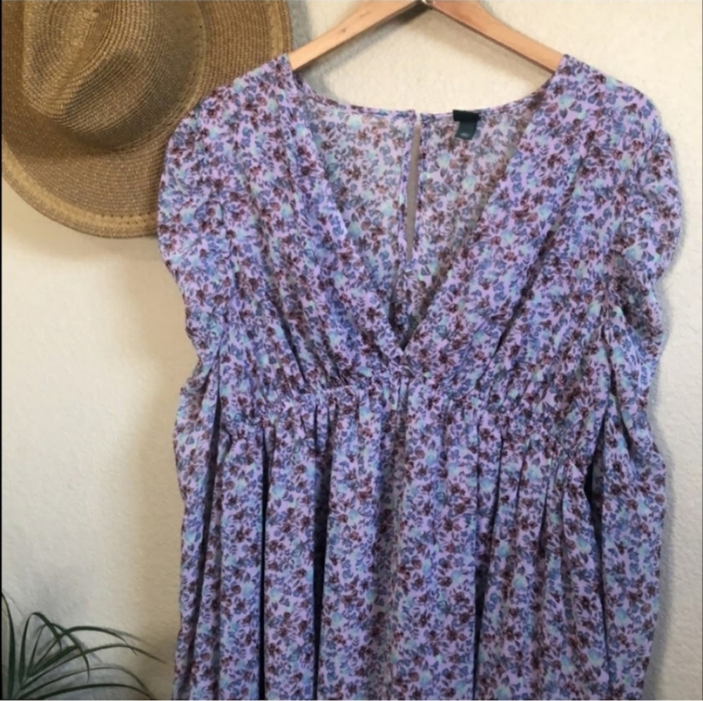 wild fable | Long Sleeve Floral Mini Dress - Picture 10 of 14